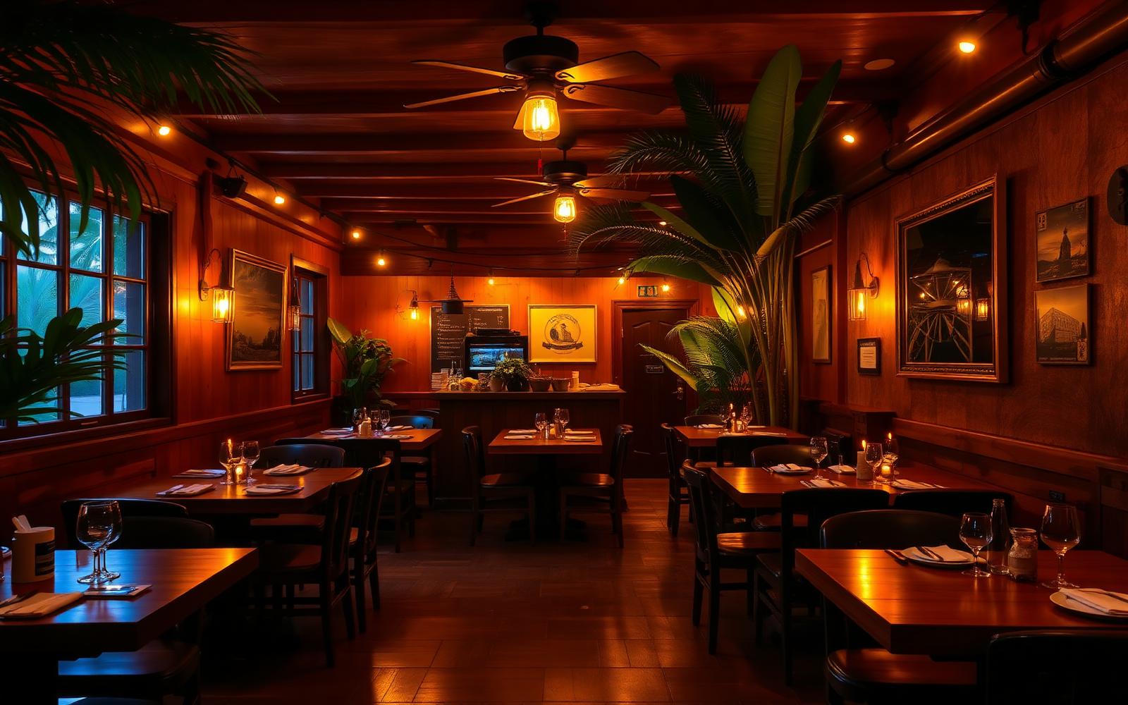 Cozy interior of Restaurante Chivo Liniero